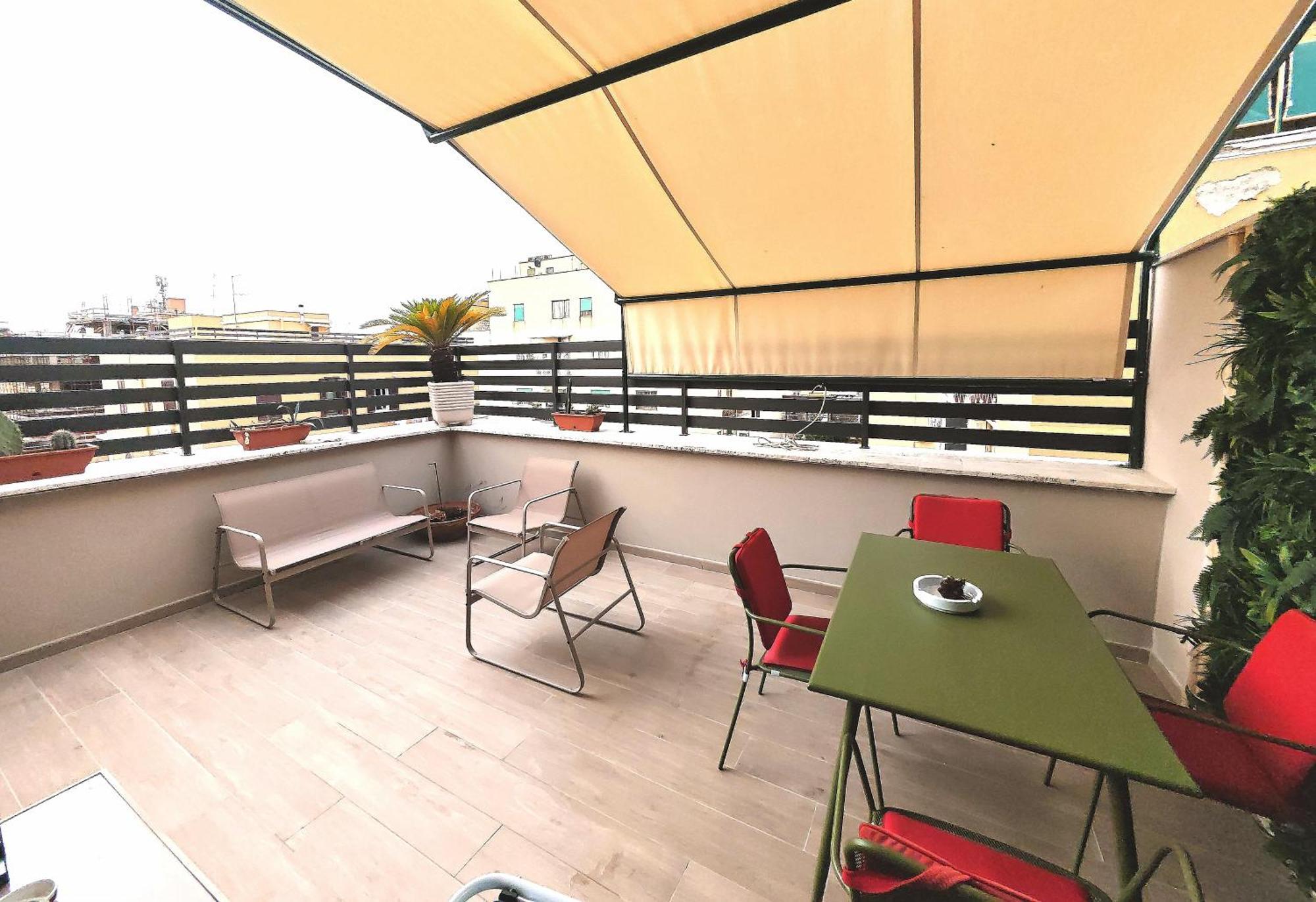 Apartamento Attico Urbano Terrazza Su Metro A Cornelia *