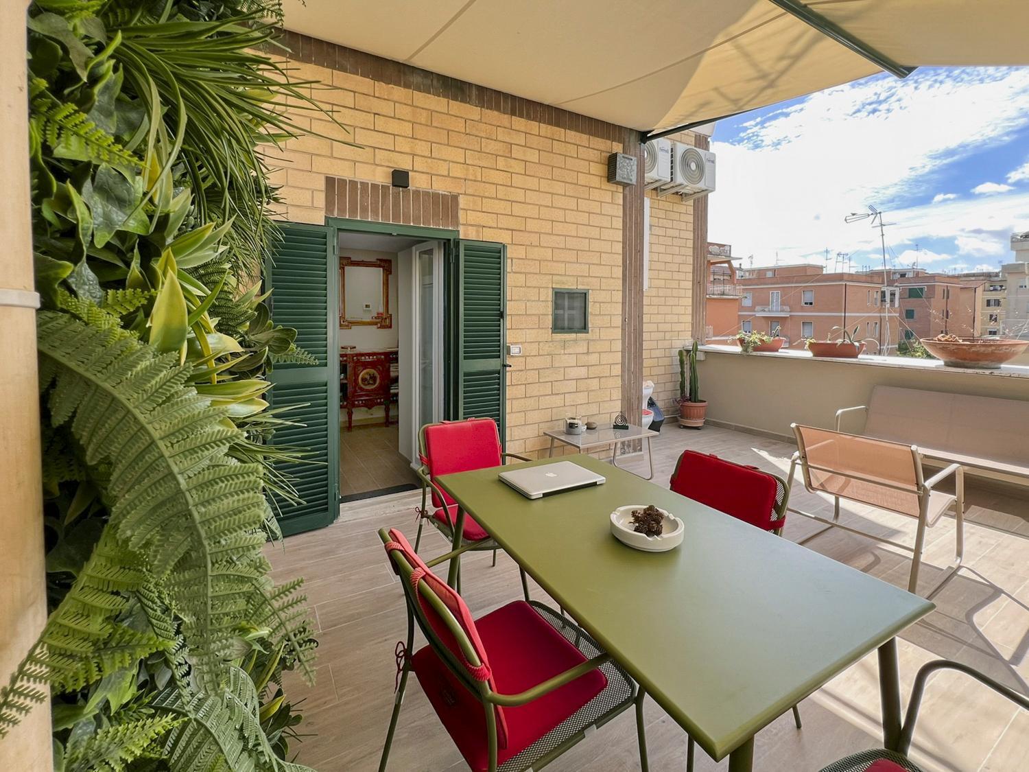 Attico Urbano Terrazza Su Metro A Cornelia Apartamento *