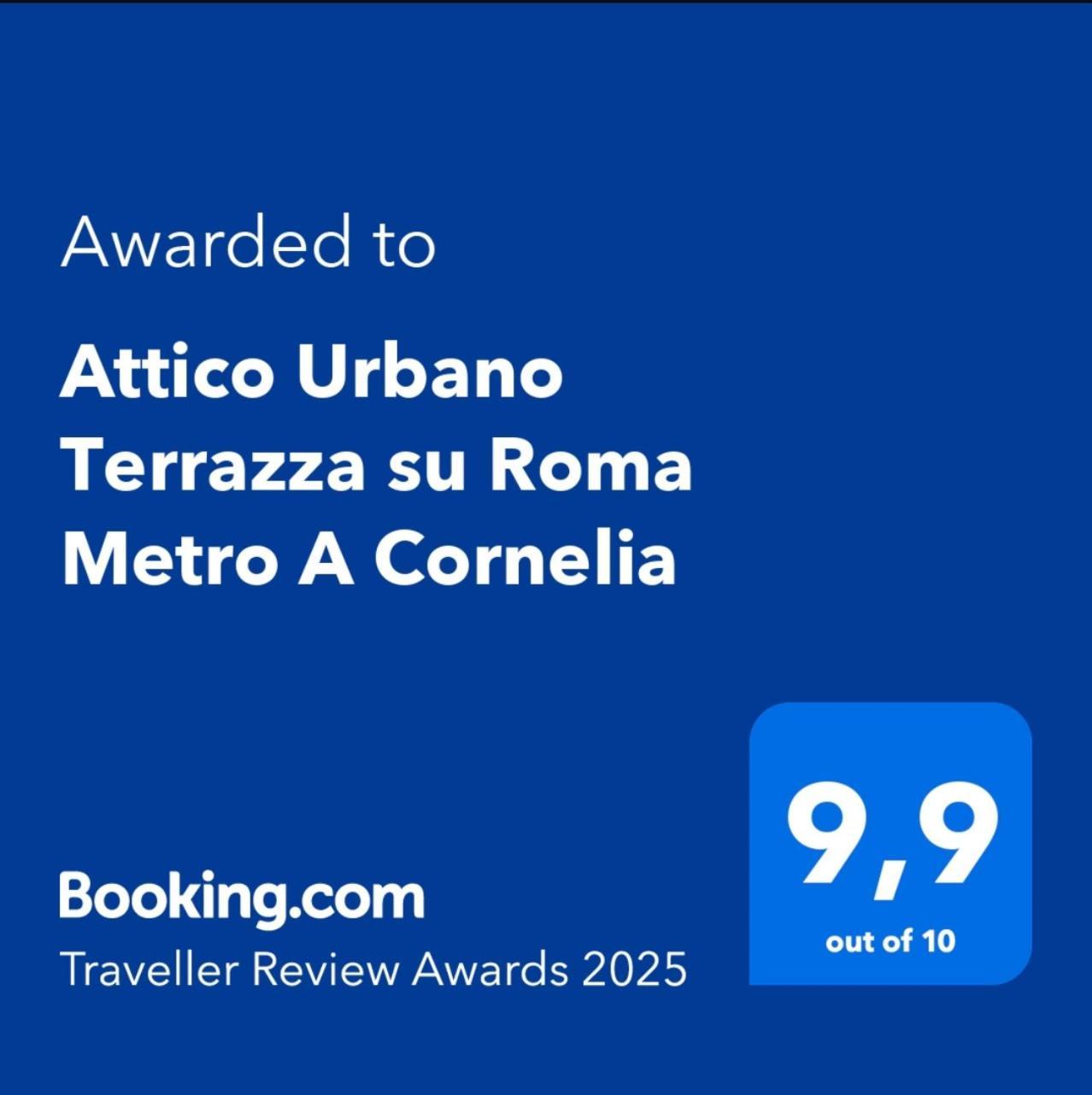 Attico Urbano Terrazza Su Metro A Cornelia Apartamento